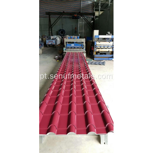 Máquina formadora de telha esmaltada de bambu 30-200-800
